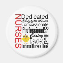 Nurses Recognition Collage:  National Nurses Week Magnets