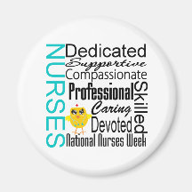 Nurses Recognition Collage - National Nurses Week Fridge Magnets