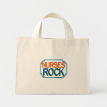 Nurses Rock Canvas Bag