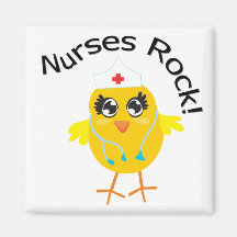 Nurses Rock Fridge Magnet