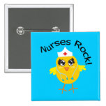 Nurses Rock Pinback Buttons