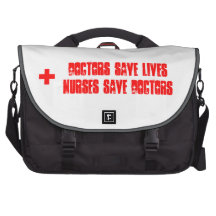 Nurses Save Doctors - Commuter Bag