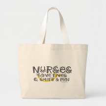 Nurses Save Lives Canvas Bag