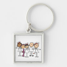 Nurses Week T-shirts and Gifts Keychain