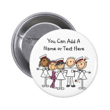 Nurses Week T-shirts and Gifts Pinback Buttons