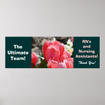 Nursing Assistants RN Ultimate Team Thanks posters