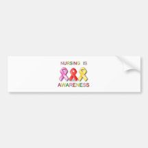 NURSING AWARENESS BUMPER STICKER