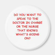 nursing joke fridge magnet