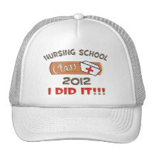 Nursing School 2012 Graduation Mesh Hats