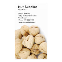 Nut Supplier Business Card