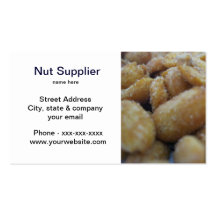 Nut Supplier Business Card