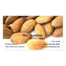 nut supplier business card