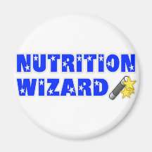 Nutrition Wizard Fridge Magnet