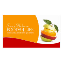 Nutritionist Business Card