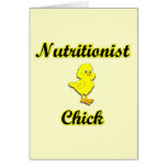 Nutritionist Chick Greeting Card