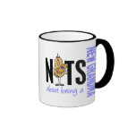 Nuts About Being A New Grandma 1 Blue Coffee Mug