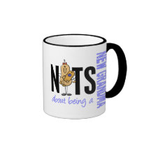 Nuts About Being A New Grandma 1 Blue Coffee Mug