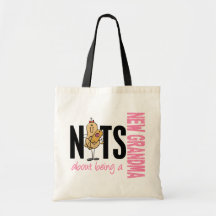 Nuts About Being A New Grandma 1 Pink Bags