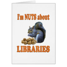 Nuts about Libraries Cards