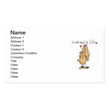 Nuts About My Sister T-shirts and Gifts Business Card Templates