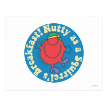 Nutty as a Squirrel's Breakfast! Postcard