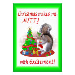 Nutty Christmas Squirrel Announcement