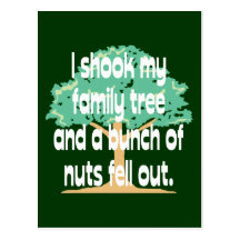Nutty Family Postcard