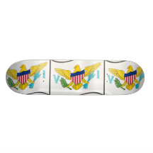 Nuvola Us Virgin Islands, United States Custom Skateboard