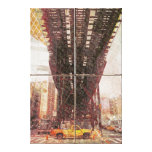 Nyc AirSub Ways of commuting Gallery Wrap Canvas