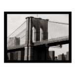 NYC Brooklyn Bridge Closeup Postcards