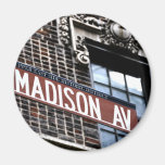 NYC Madison Ave Fridge Magnet