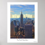 NYC Skyline Empire State Building, World Trade 2C Posters