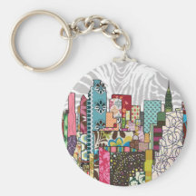 NYC Skyline Keychain