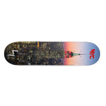 NYC Skylinekool, NYC, LI Skate Board Deck