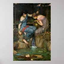 Nymphs Finding the Head of Orpheus Print