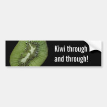 NZ Kiwi Bumper Sticker Template