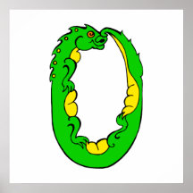 O Dragon Print