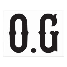 O.G original gangster Post Cards