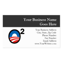 O Squared Obama's Second Term Business Cards