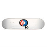 O Squared Obama's Second Term Custom Skateboard
