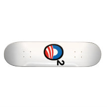 O Squared Obama's Second Term Custom Skateboard