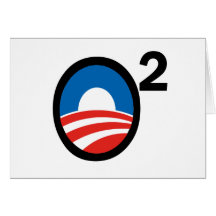 O Squared Obama's Second Term Greeting Cards