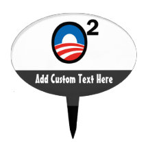 O Squared Obama's Second Term Oval Cake Pick