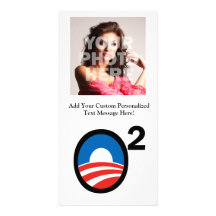 O Squared Obama's Second Term Customized Photo Card
