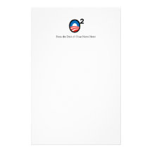 O Squared Obama's Second Term Personalized Stationery