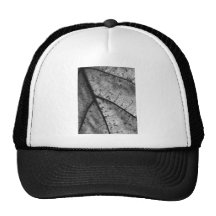 Oak Leaf in Black and White Mesh Hats