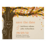 Oak Tree Fall Wedding Save The Date Card Announcement