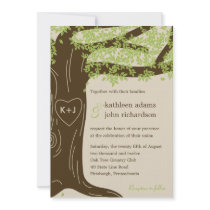 Oak Tree Wedding Invitation