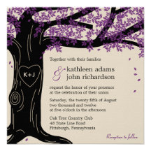 Oak Tree Wedding Invitation