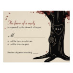 Oak Tree Wedding RSVP / Response Card Invitation